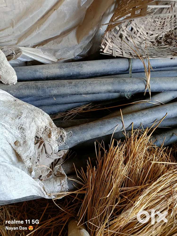 New 3 Inch Pvc pipe 20 feet for roof water pipe Black Colour