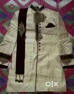 SHERWANI (Golden and Chocolate Colour)