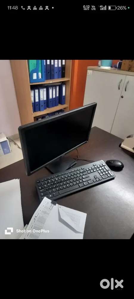 Desktop CPU kibord maus monitor