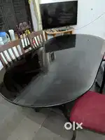 Glass Top Dining Table