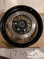 Himalayan 450 Tube type spoke wheels front & rear