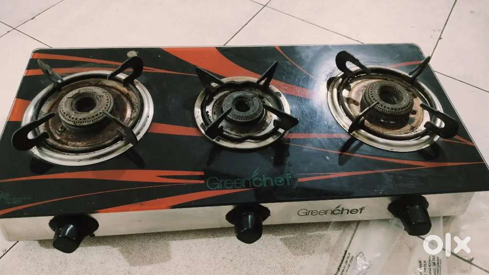 Green chef 3 burner gas stove