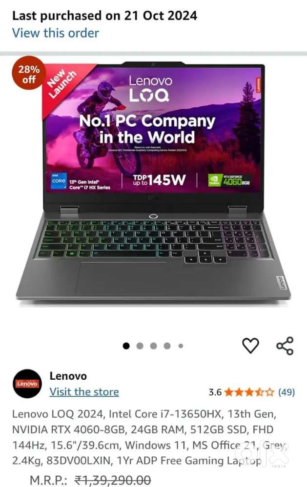 Lenovo laptop