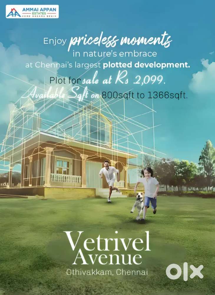 Direct owner argent plot for sale @ Kandigai