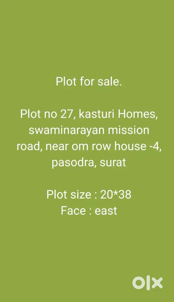 Kasturi home plot 27