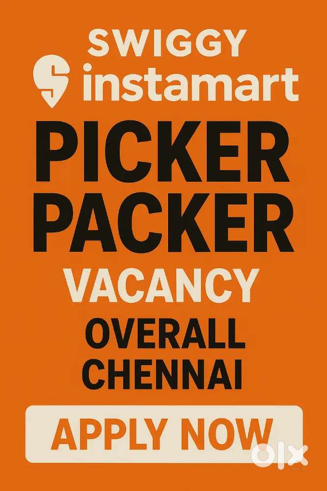 Swiggy Instamart overall chennai vacancy available