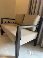 One single sofa and one double seater sofa