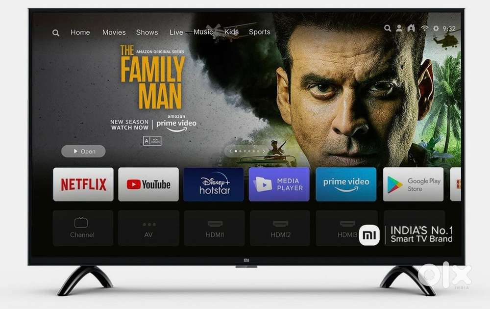 MI 32 inch Smart Tv and Motorola Home Theatre System for Sale