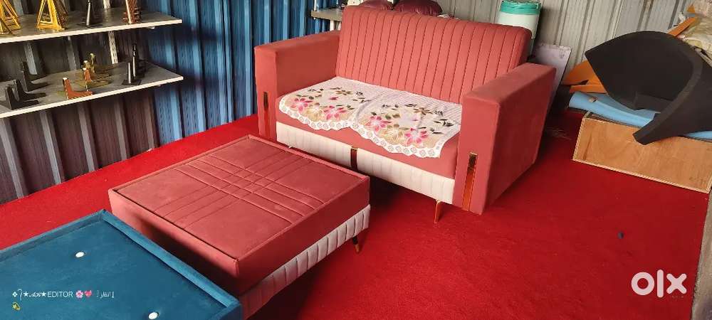 New sofa t table 2 seater spong warranty 7 yar colur choice