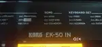 Korg ek-50 IN keyboard