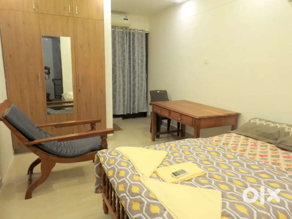A fully furnished AC room available for daily rent