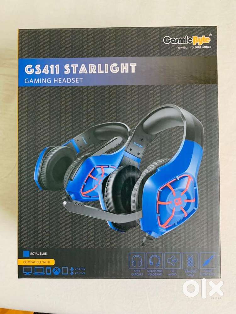 GS 411 star light gaming headset brand new