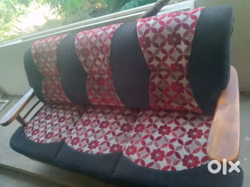 Teak wood sofa single piece