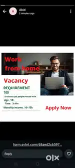 Work from Home oppertunity