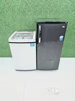 @£Aa LG S/D 190ltr refrigerator&LG T/L washing machine fully automatic