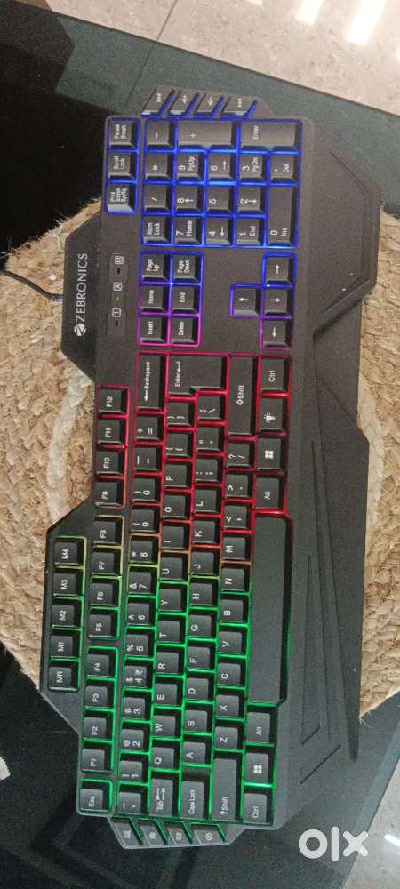 ZEBRONICS Zeb-Optimus  Wired USB Gaming keyboard and gaming mouse