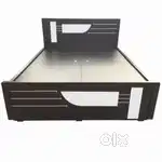 Super discount buy new double bed with box -5990/- EMI available