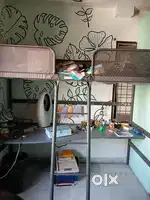 Study table cum bed