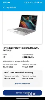 HP 15 11i 8/512