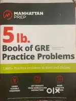GRE Manhattan 5lb Book