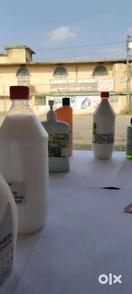 Home cleaning products.