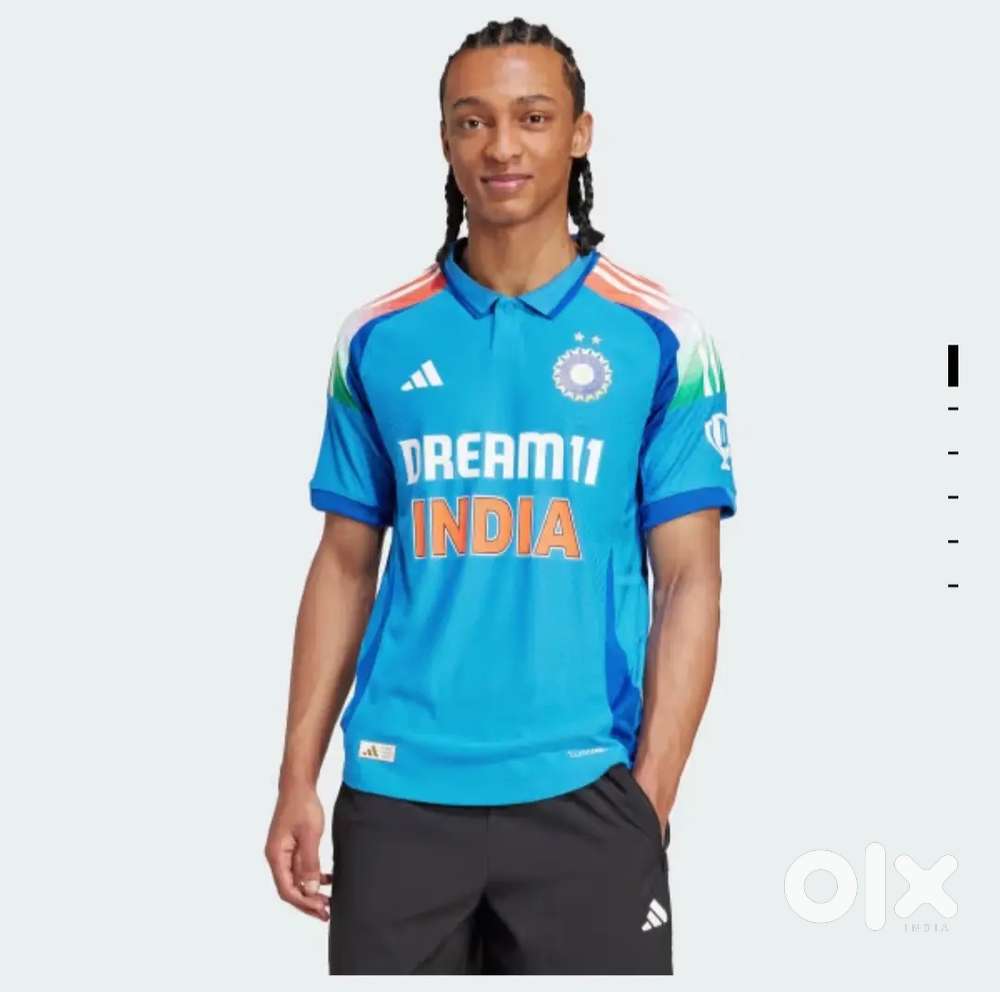 ADIDAS ORGINAL BRAND NEW ODI INDIAN CRICKET JERSEY (SIZE-M)