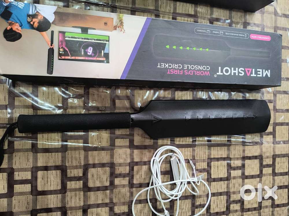 MetaShot Cricket Bat + TV connector