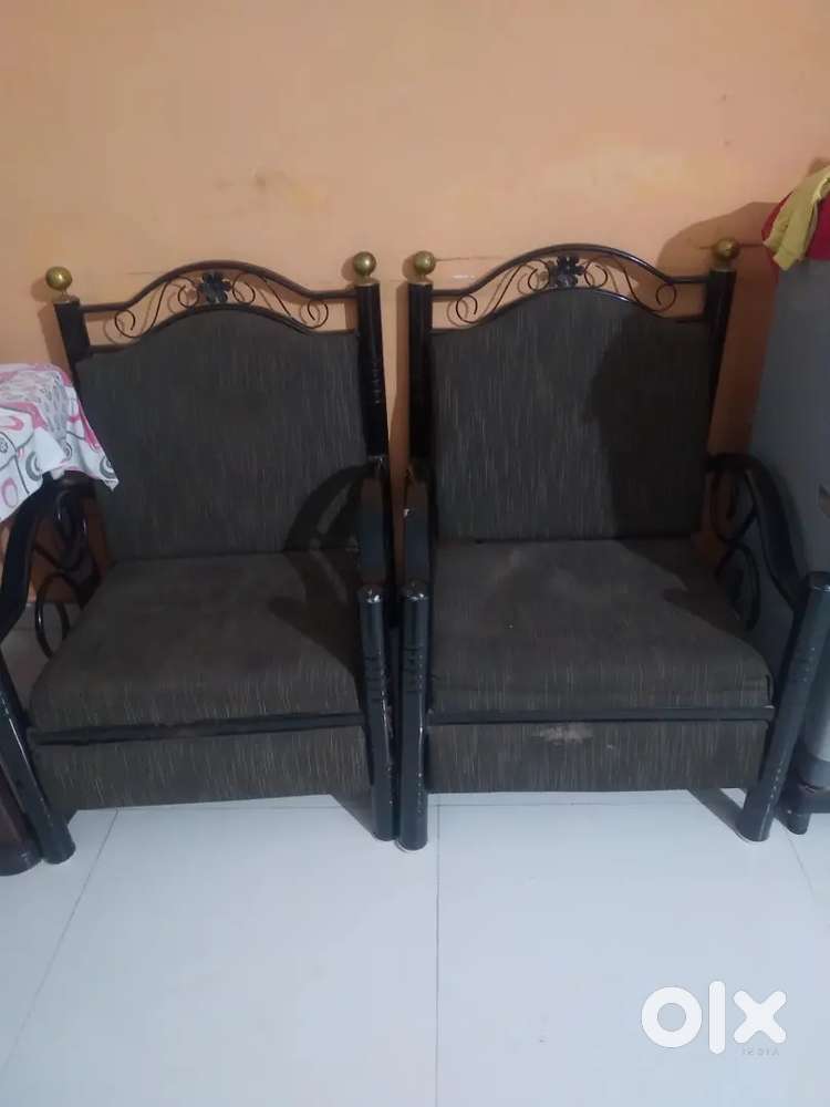 Metal Sofa 3 + 1 + 1 seating for sale