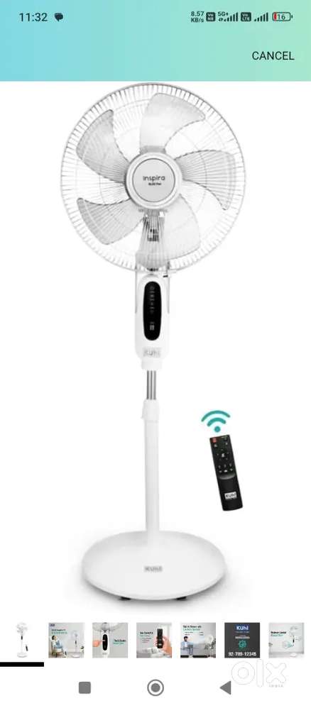 Kuhl inspira p1 bldc pedestal fan