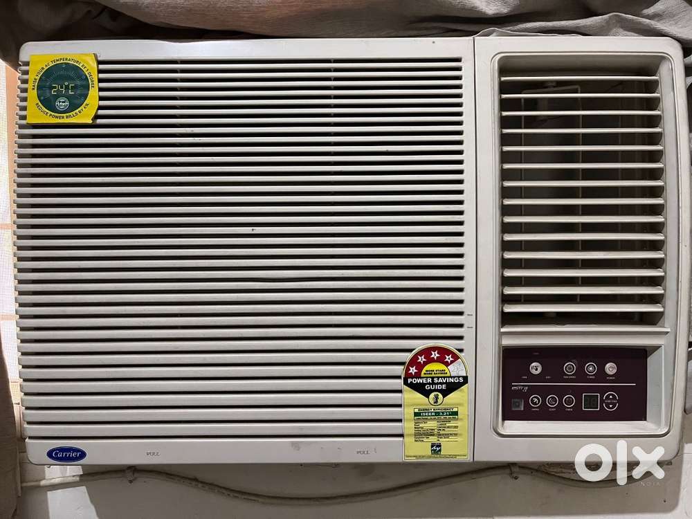 Carrier window ac 1.5 ton 4 star only two year old perfect condition