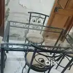Rot iron dinning table