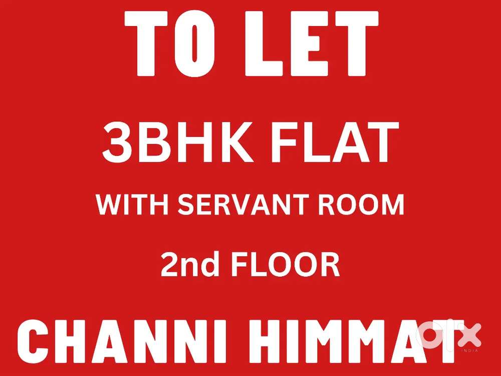 3BHK for rent in Channi Himmat