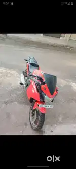 Cbr 150r modified red colour , original colour wrap nikalne par aajyga