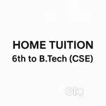 Experienced Tutor for 6th–B.Tech (CSE)–Home & Online Classes Available