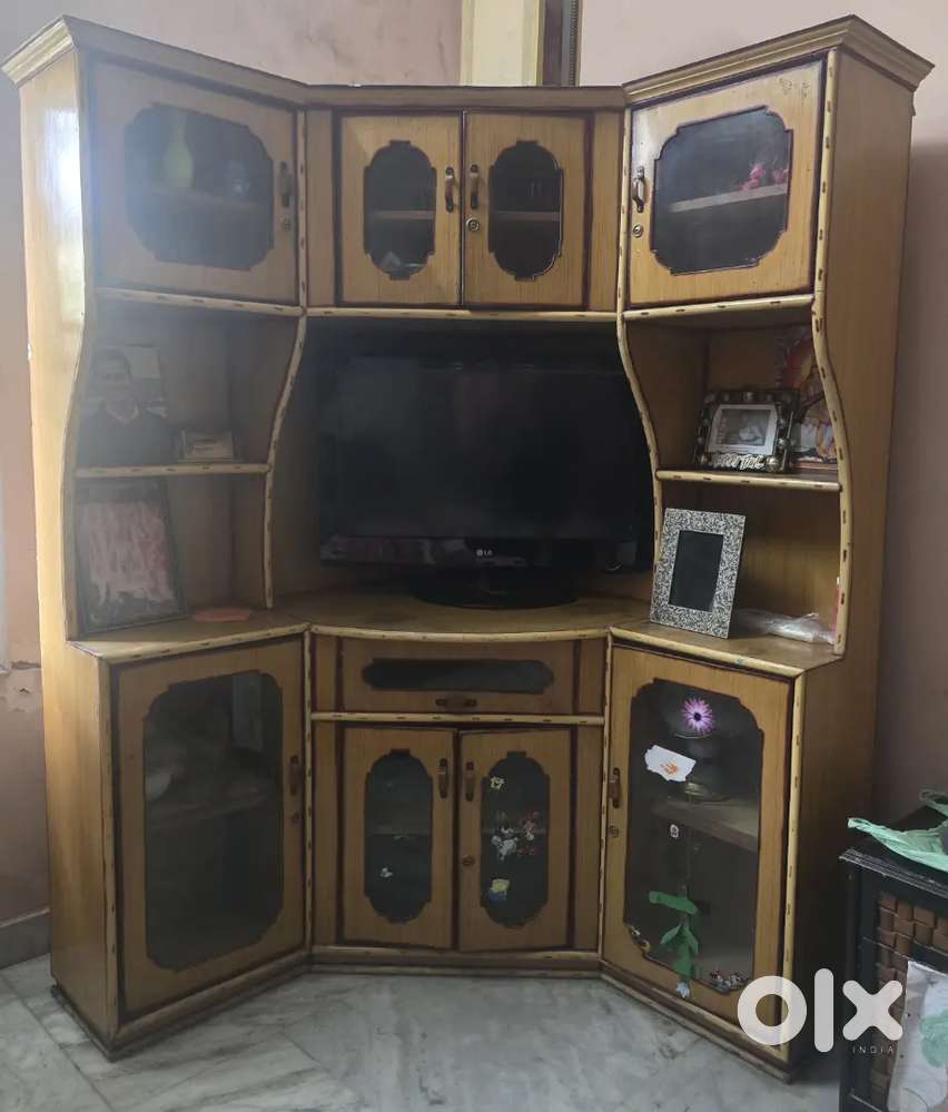 TV cabinet plus almirah