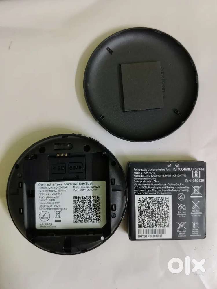 Jio Fi dongle (jmr1040)
