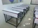 School Classes College Bench with Seat Cushion & without Seat Cushion