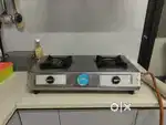 Stainless steel two burner stove