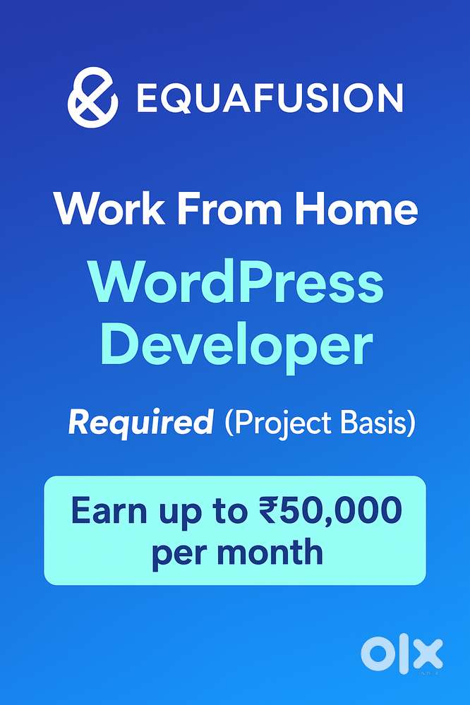 WordPress Developer Required — Project Basis  Commission Based Work