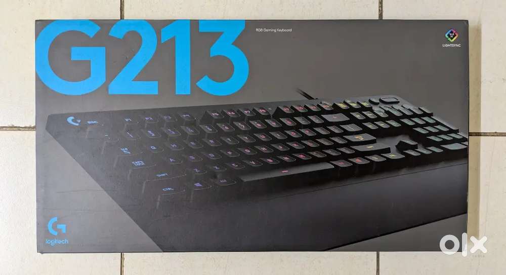 Logitech G213 Prodigy RGB Wired Gaming Keyboard in original packaging