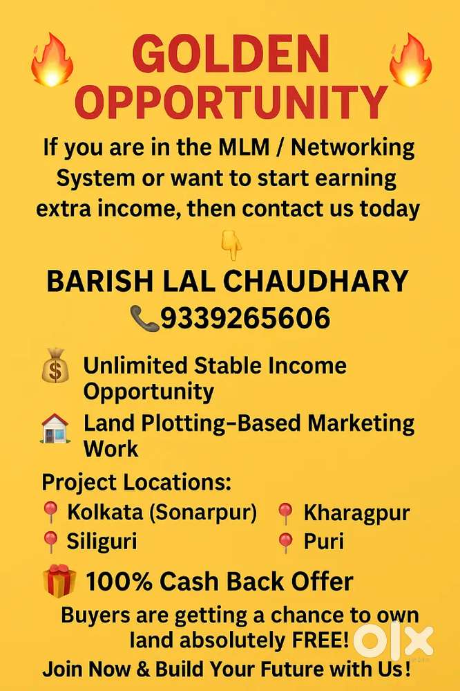 Needs Real Estate Brokers, consultants & Marketers for land Plotting