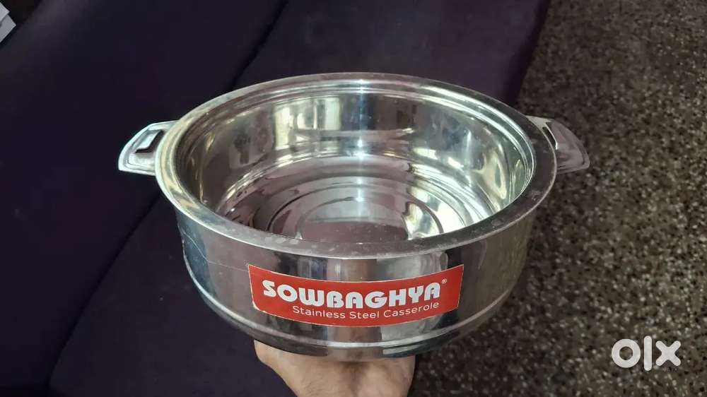 Sowbaghya stainless steel hot box Large 3500 ml