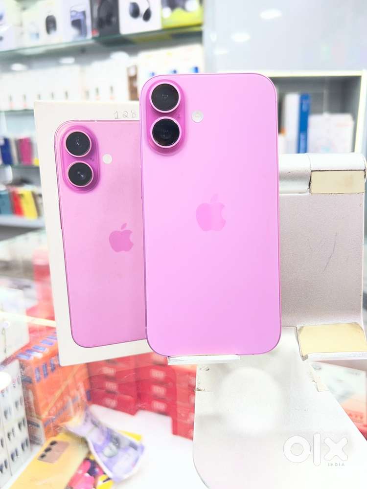 I phone 16 128 gb pink (jain mobile)