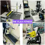 All gym equipments treadmill or exercise cycle
