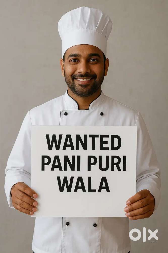 Wanted Pani Puri Wala for sales in Vizag city limits for our franchise