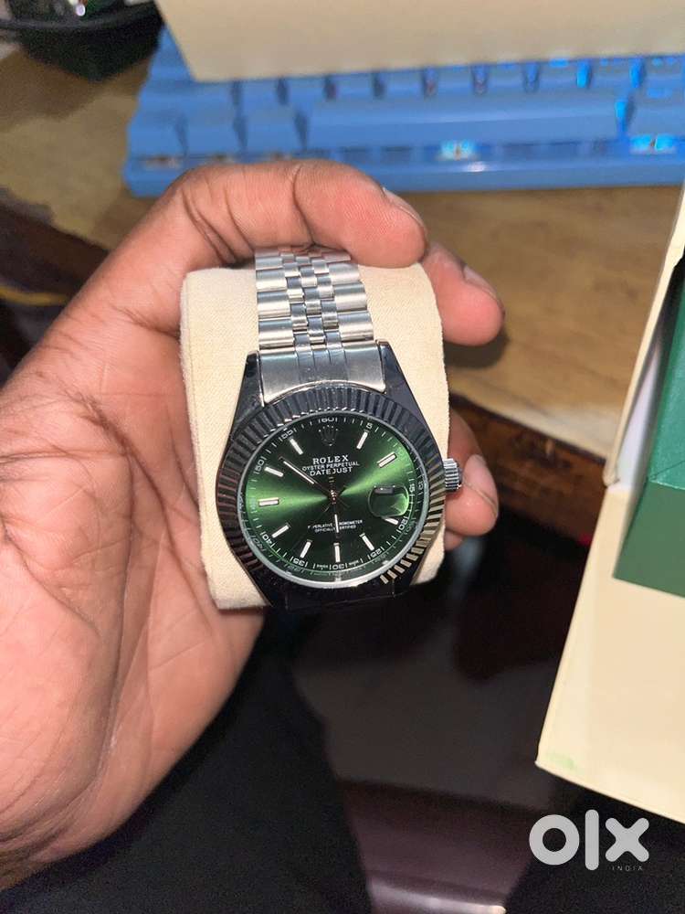 Rolex datejust mint green dial