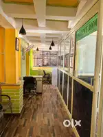 this is 600 sqft beautifull furnishd office for rent in gms road