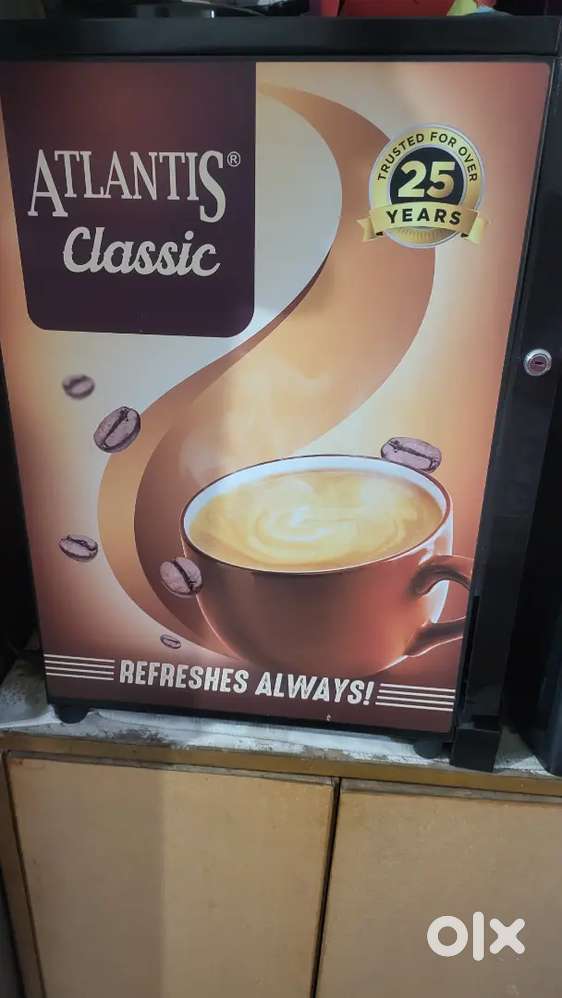 Coffee, tea, green tea and soup machine