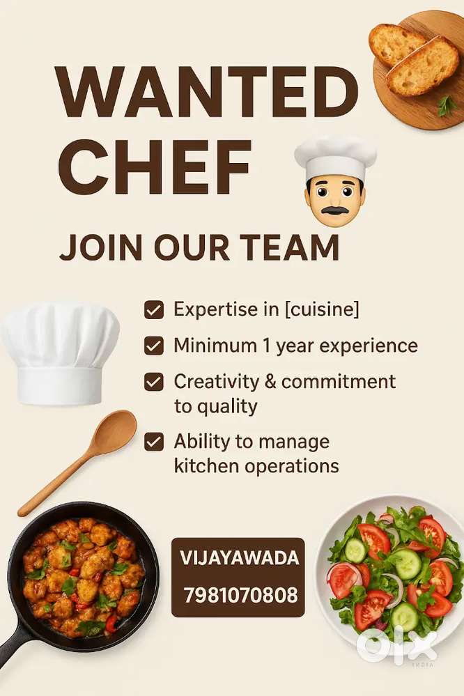 Wanted best cook