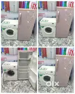 It's78 lg single door fridge & lg front load washing machine combo